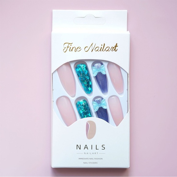 Buy 4get 1 free Beautiful Press-on Nails for women - Picture 2 of 3